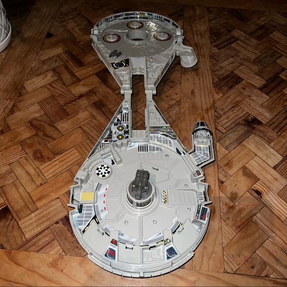 1995 Star Wars Micro Machines Millennium Falcon Playset Vintage - Picture 6 of 9